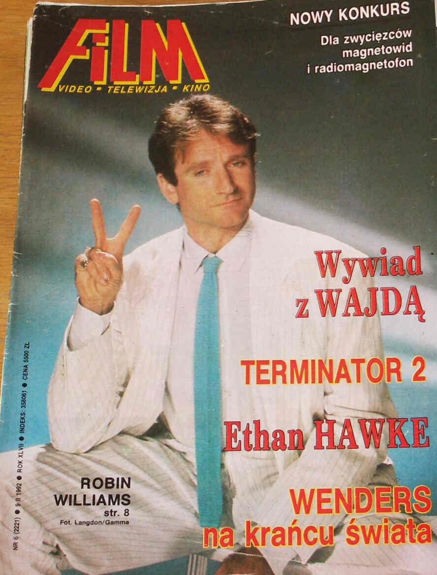 FILM (Po) magazine side cover Issue 6 9 February 1992