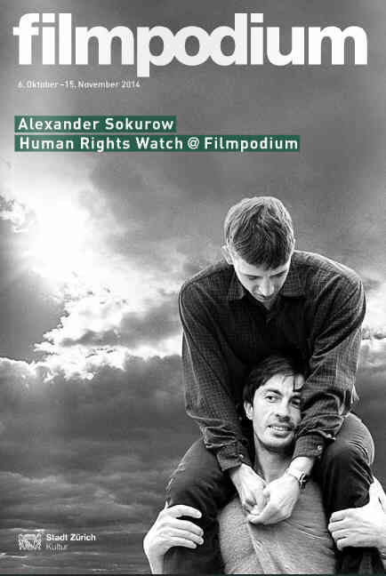 FILMPODIUM magazine side cover 6 October-15 November 2014