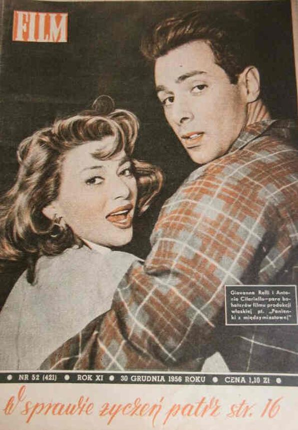 FILM (Po) magazine side cover Issue 52 30 December 1956