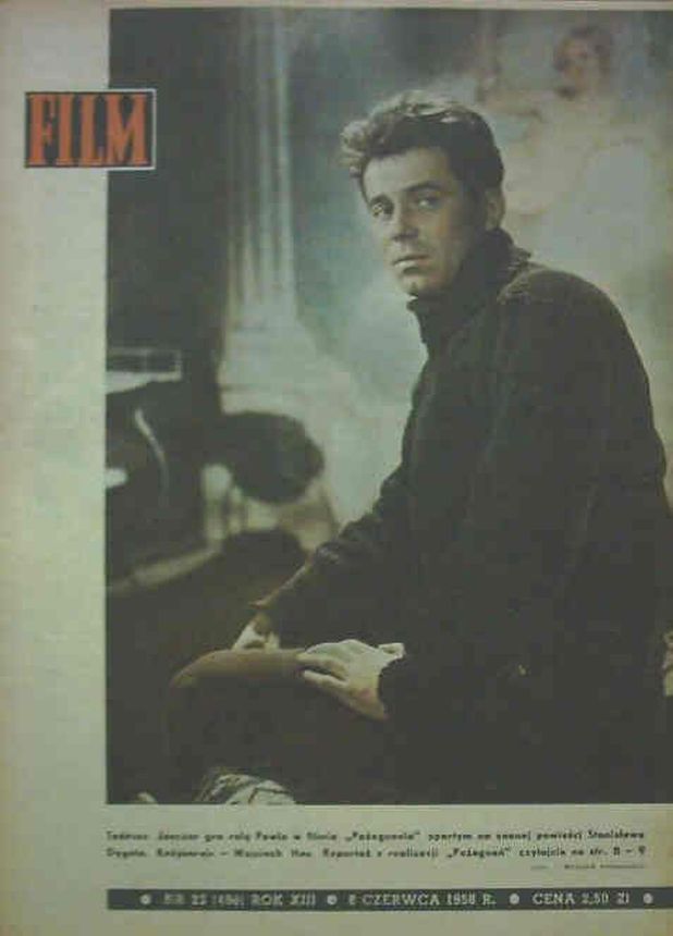 FILM (Po) magazine side cover Issue 23 8 June 1958