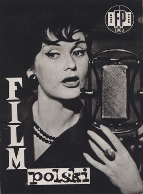POLISH FILM POLONAIS magazine side cover Issue 1   1963