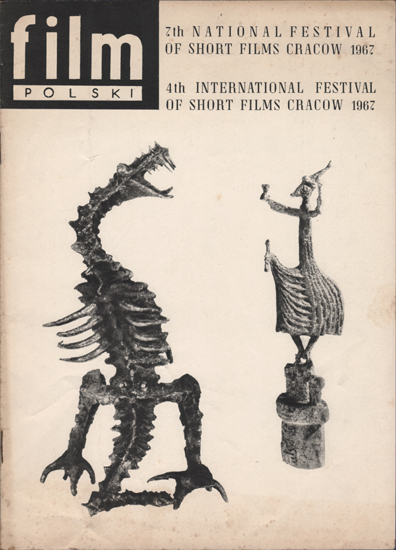 POLISH FILM POLONAIS magazine side cover Issue 2   1967
