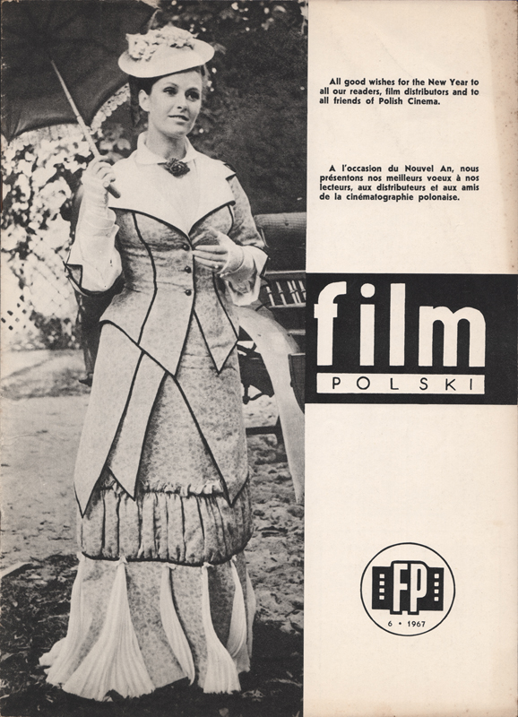 POLISH FILM POLONAIS magazine side cover Issue 6   1967