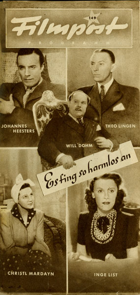 FILMPOST PROGRAMM magazine side cover Issue 149  