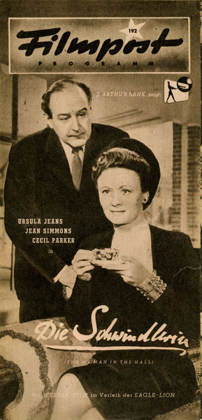 FILMPOST PROGRAMM magazine side cover Issue 192  