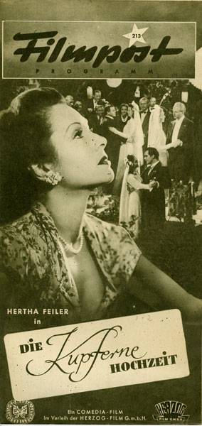 FILMPOST PROGRAMM magazine side cover Issue 213  