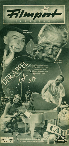 FILMPOST PROGRAMM magazine side cover Issue 227  