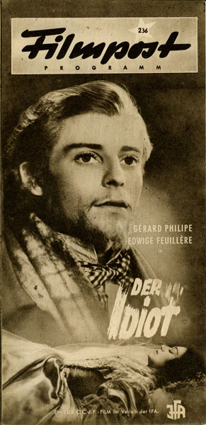 FILMPOST PROGRAMM magazine side cover Issue 236  