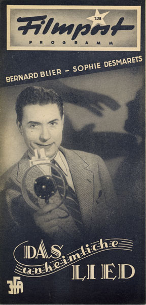 FILMPOST PROGRAMM magazine side cover Issue 238  