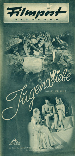 FILMPOST PROGRAMM magazine side cover Issue 302  