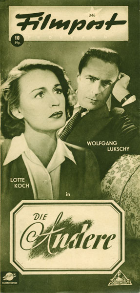 FILMPOST PROGRAMM magazine side cover Issue 346  