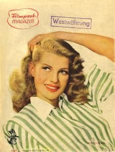 FILMPOST MAGAZIN magazine side cover Issue 6 30 June 1948
