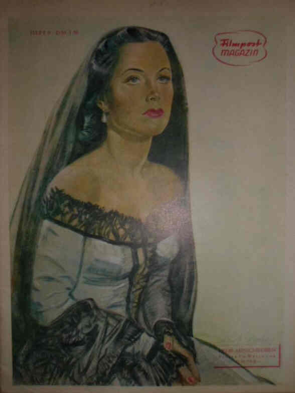 FILMPOST MAGAZIN magazine side cover Issue 9  1948