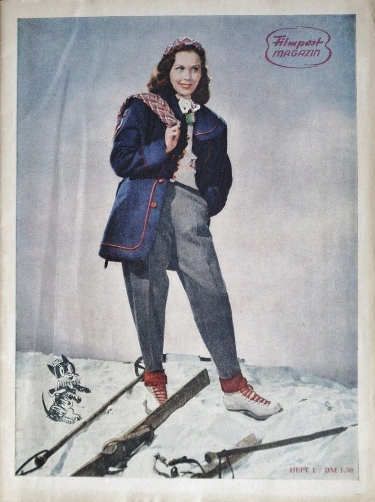 FILMPOST MAGAZIN magazine side cover Issue 1  1949