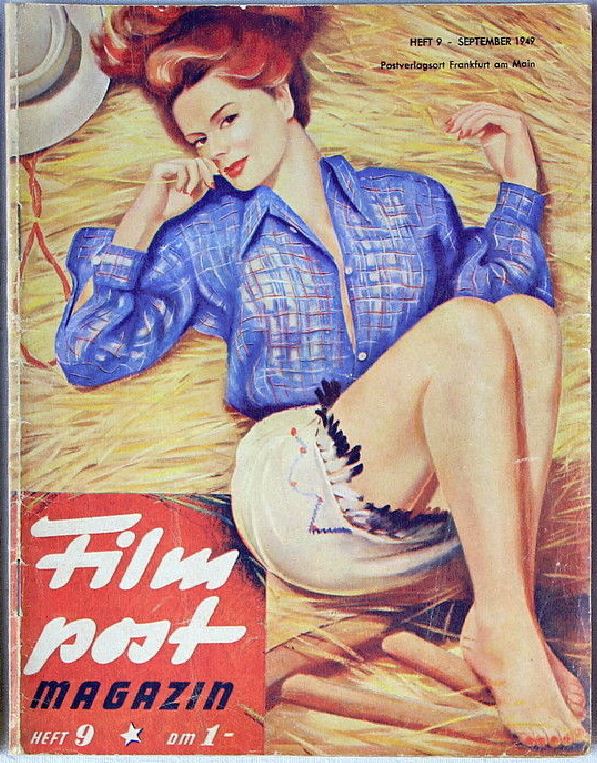FILMPOST MAGAZIN magazine side cover Issue 9  1949