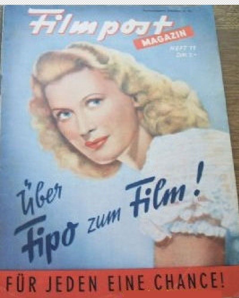 FILMPOST MAGAZIN magazine side cover Issue 11  1950