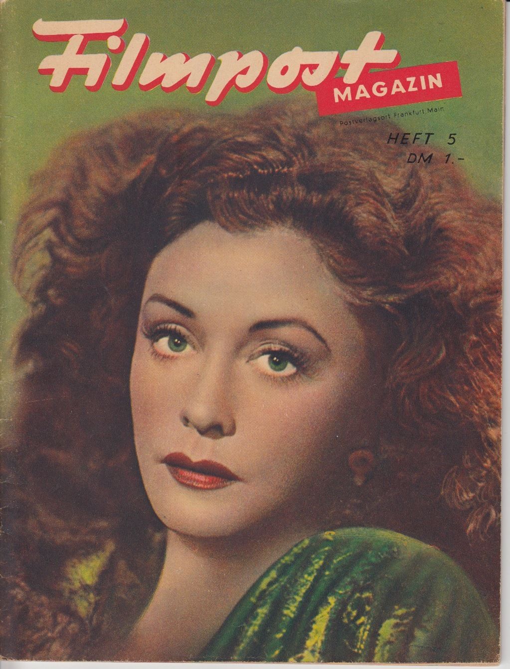 FILMPOST MAGAZIN magazine side cover Issue 5  1950