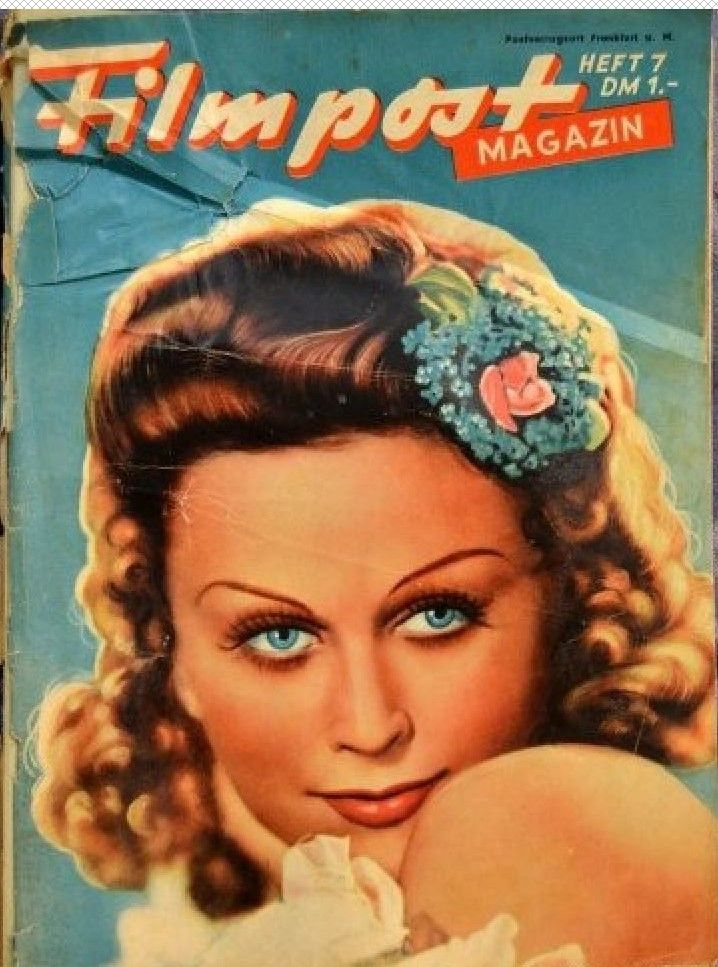 FILMPOST MAGAZIN magazine side cover Issue 7  1950