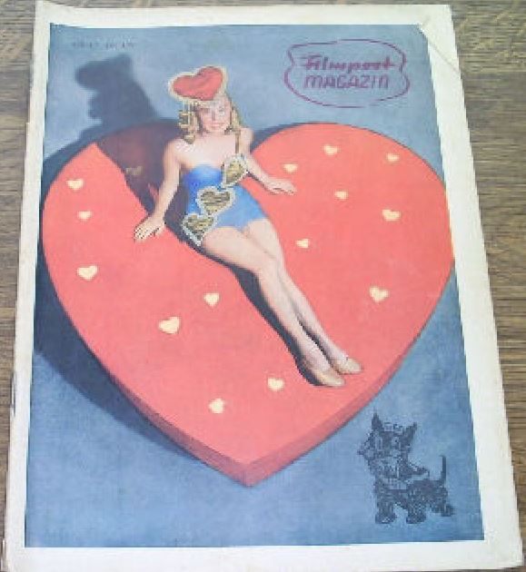 FILMPOST MAGAZIN magazine side cover Issue 4-5  1951