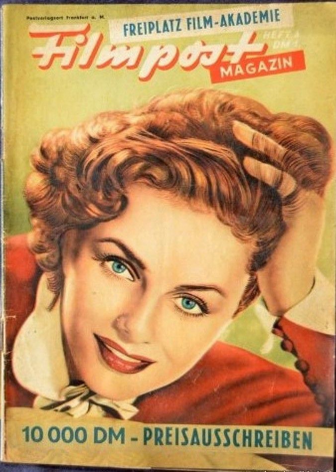FILMPOST MAGAZIN magazine side cover Issue 6  1951