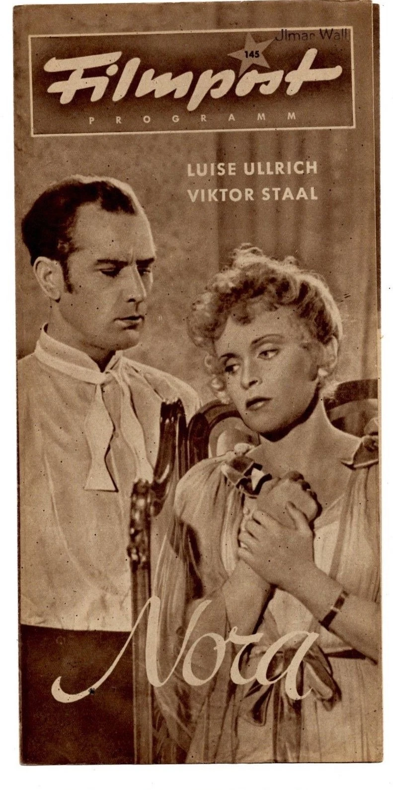 FILMPOST PROGRAMM magazine side cover Issue 145   