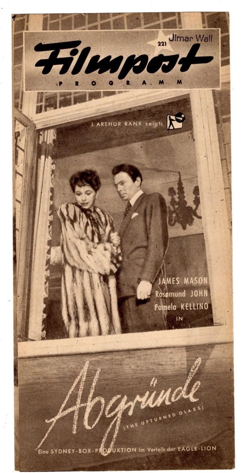 FILMPOST PROGRAMM magazine side cover Issue 221   
