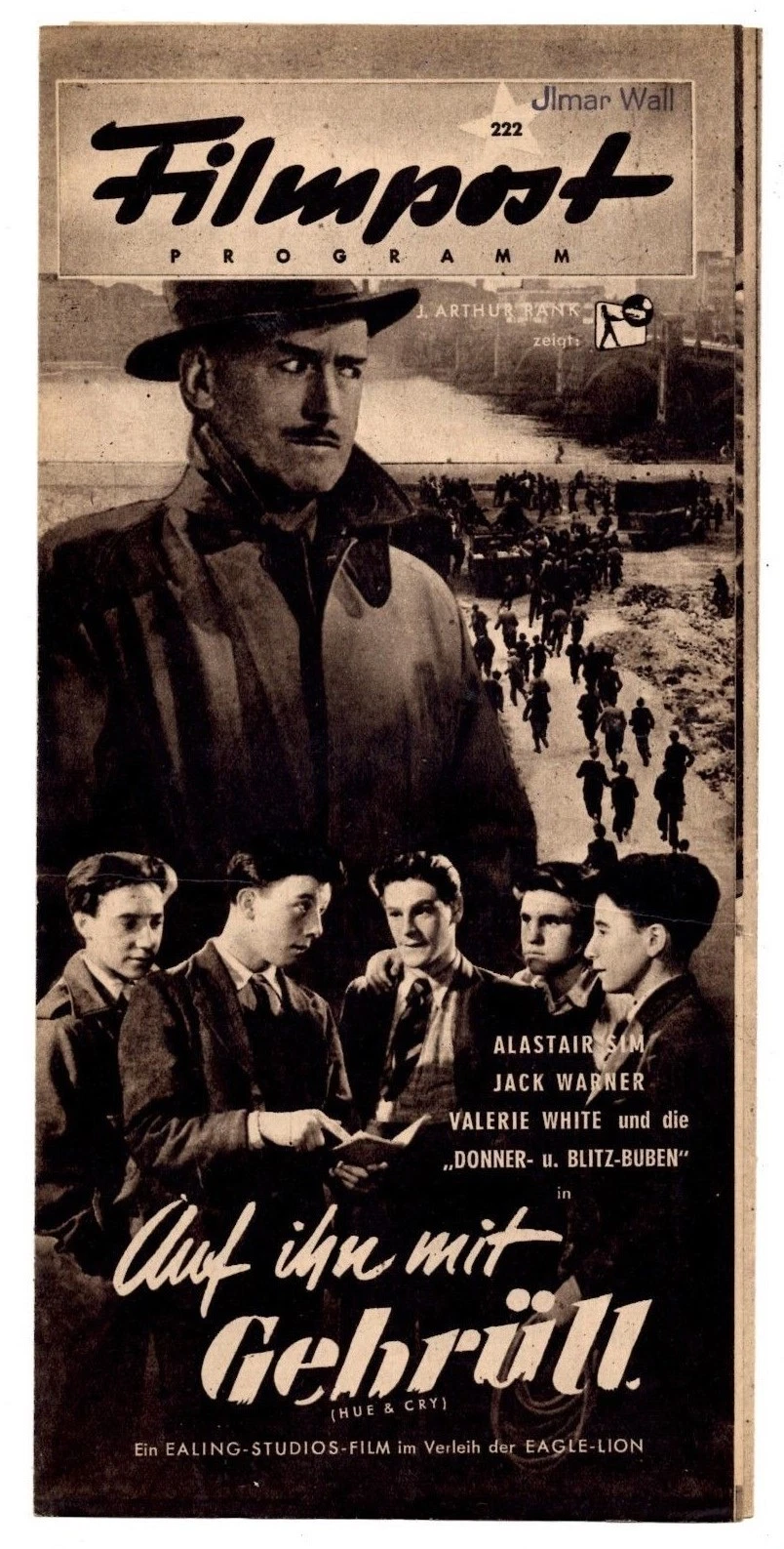 FILMPOST PROGRAMM magazine side cover Issue 222   