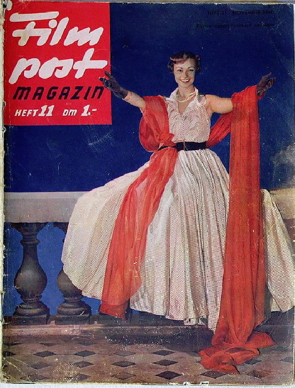 FILMPOST MAGAZIN magazine side cover Issue 11  1949