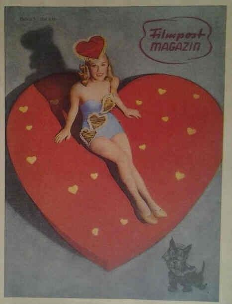 FILMPOST MAGAZIN magazine side cover Issue 4-5   1949