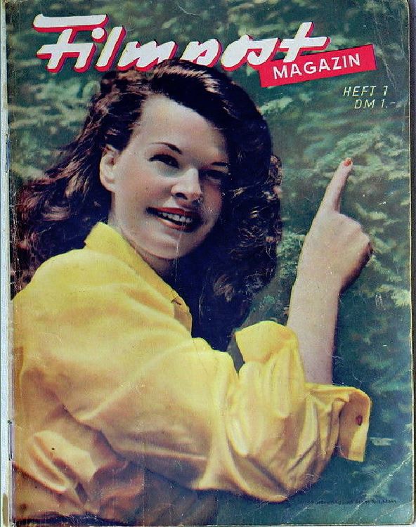 FILMPOST MAGAZIN magazine side cover Issue 1 January 1950