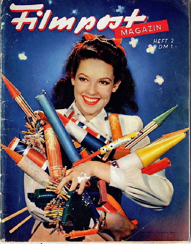 FILMPOST MAGAZIN magazine side cover Issue 2  1950