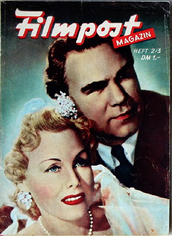 FILMPOST MAGAZIN magazine side cover Issue 2/3  1951