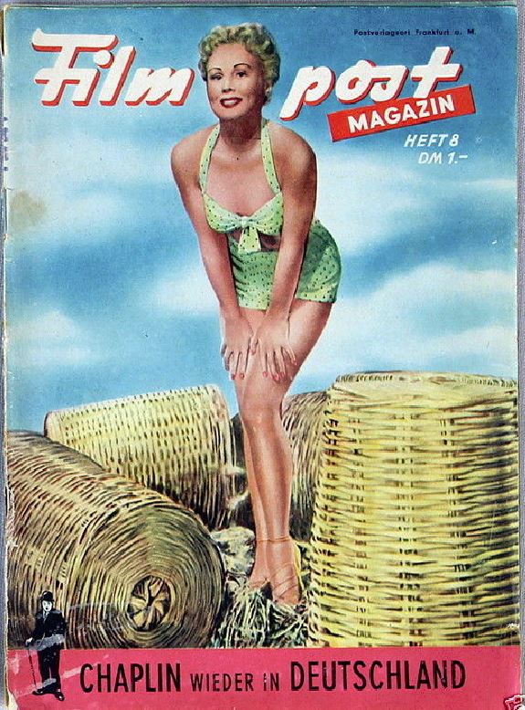 FILMPOST MAGAZIN magazine side cover Issue 8  1951