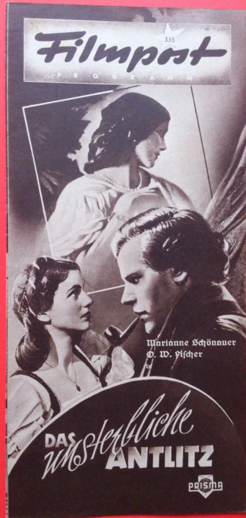 FILMPOST PROGRAMM magazine side cover Issue 335  