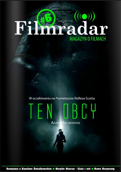 FILMRADAR magazine side cover Issue 6  2012