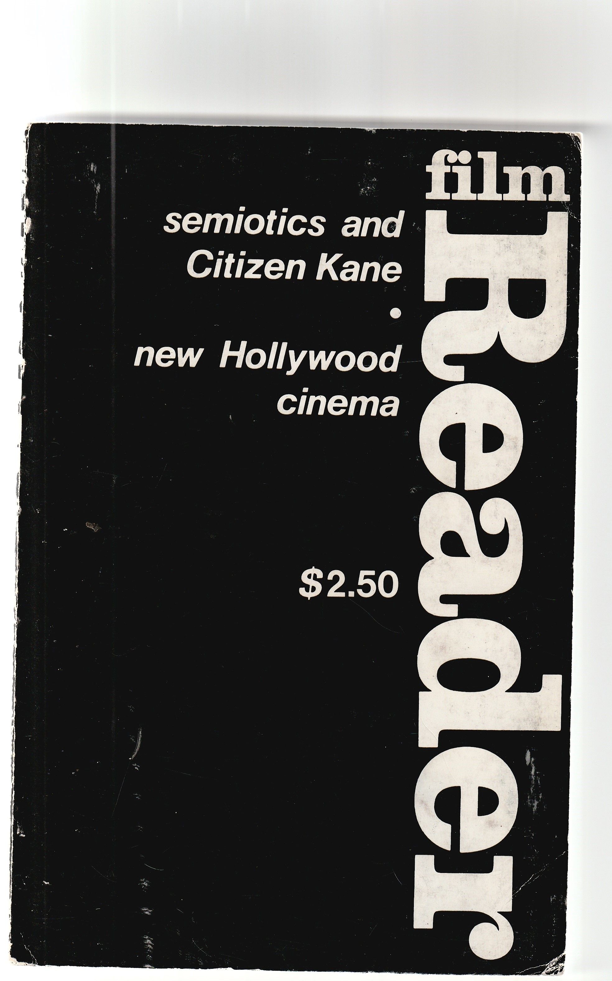 FILM READER magazine side cover Issue 1   1975