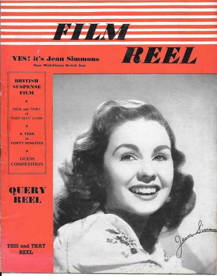FILM REEL magazine side cover November 1947