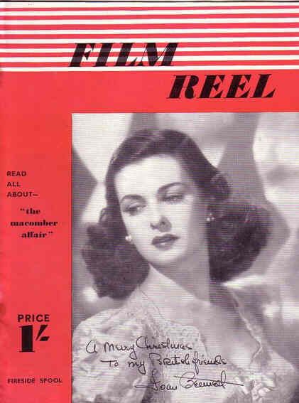 FILM REEL magazine side cover September 1947