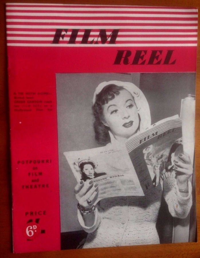 FILM REEL magazine side cover August 1948