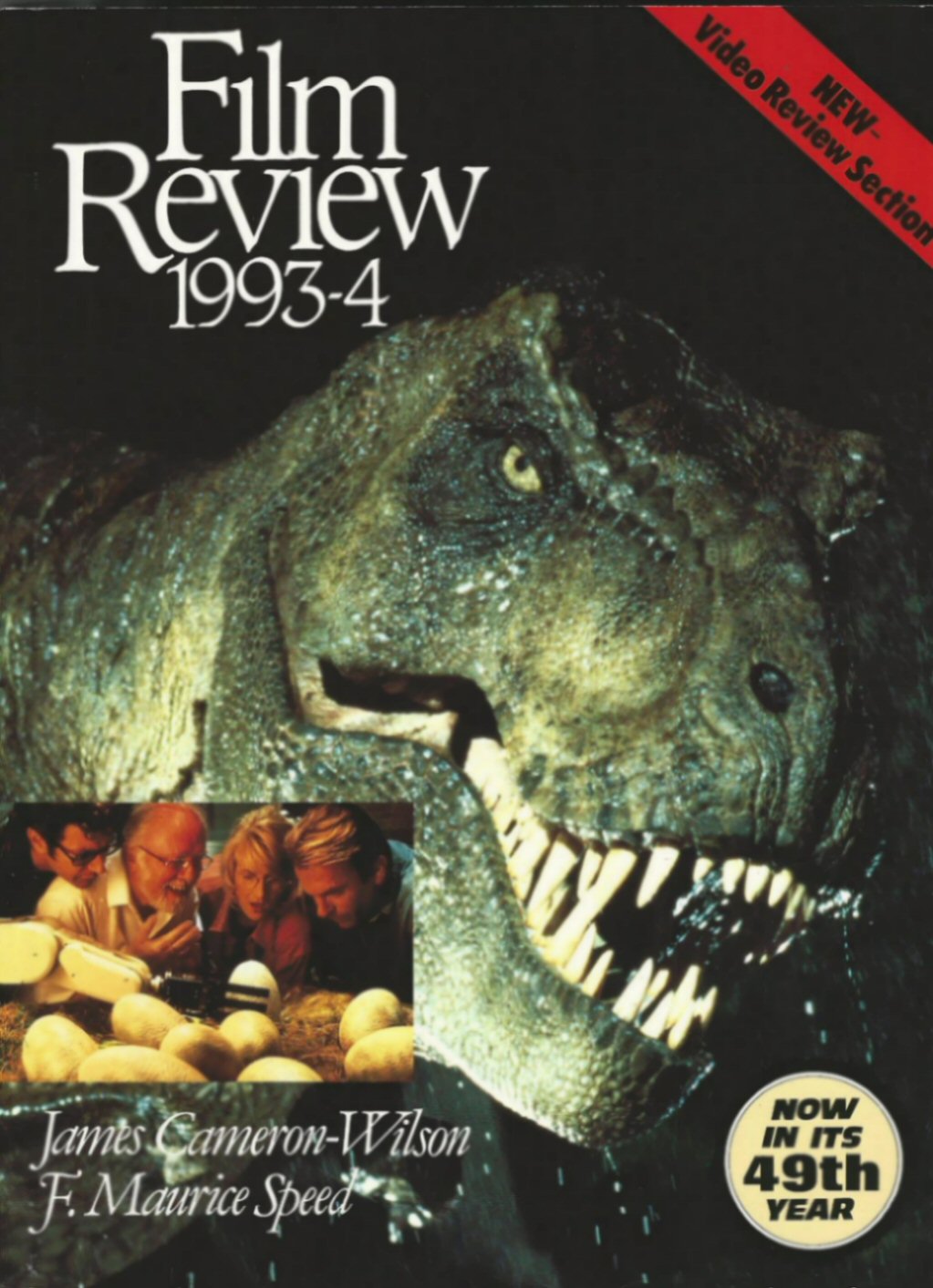 FILM REVIEW ANNUAL magazine side cover   1993