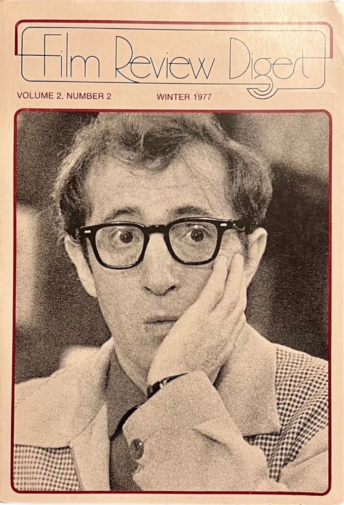 FILM REVIEW DIGEST magazine side cover  Vol 2 No  2 Winter 1977