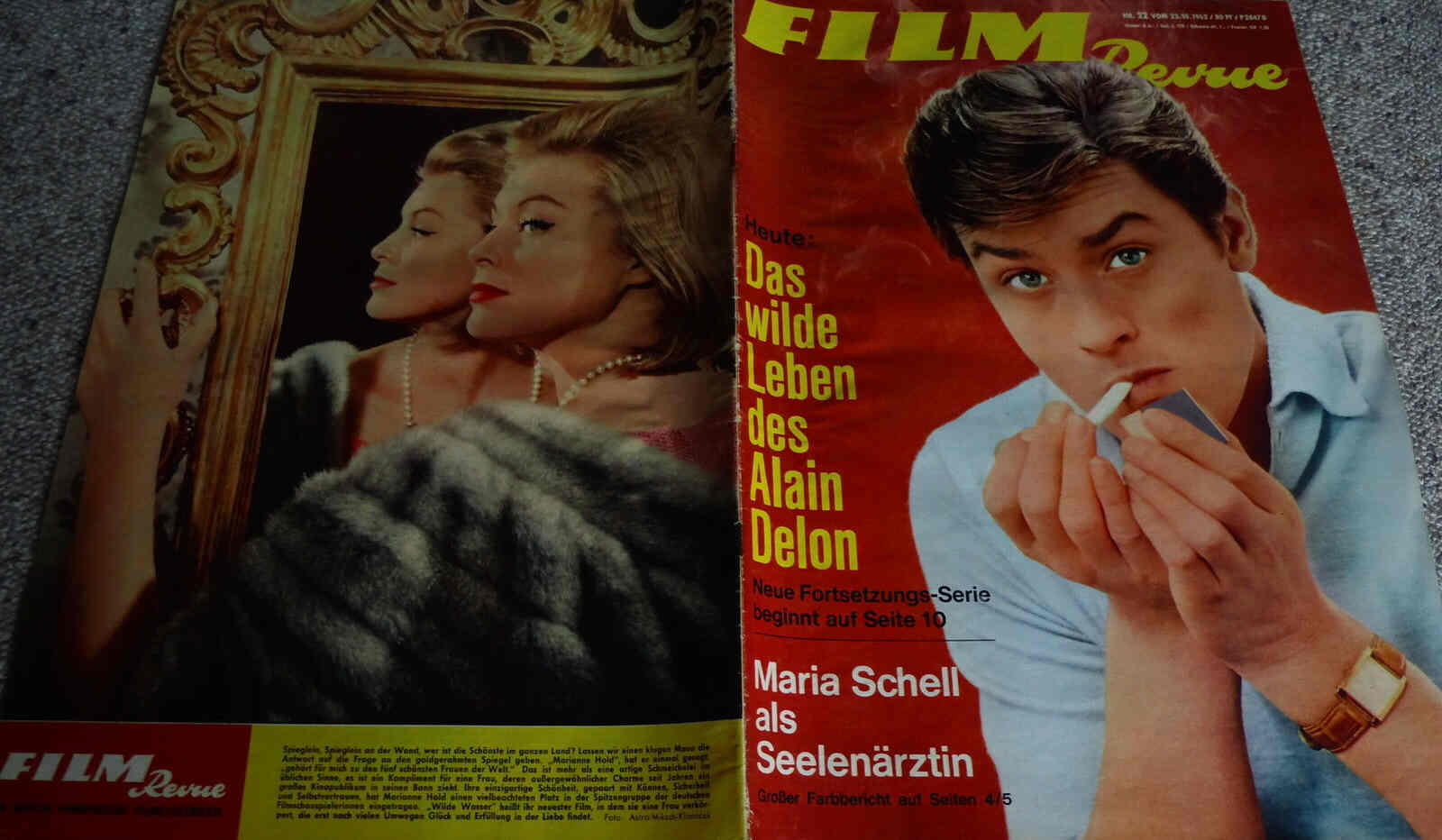 FILM REVUE magazine side cover Issue 22 23 October 1962