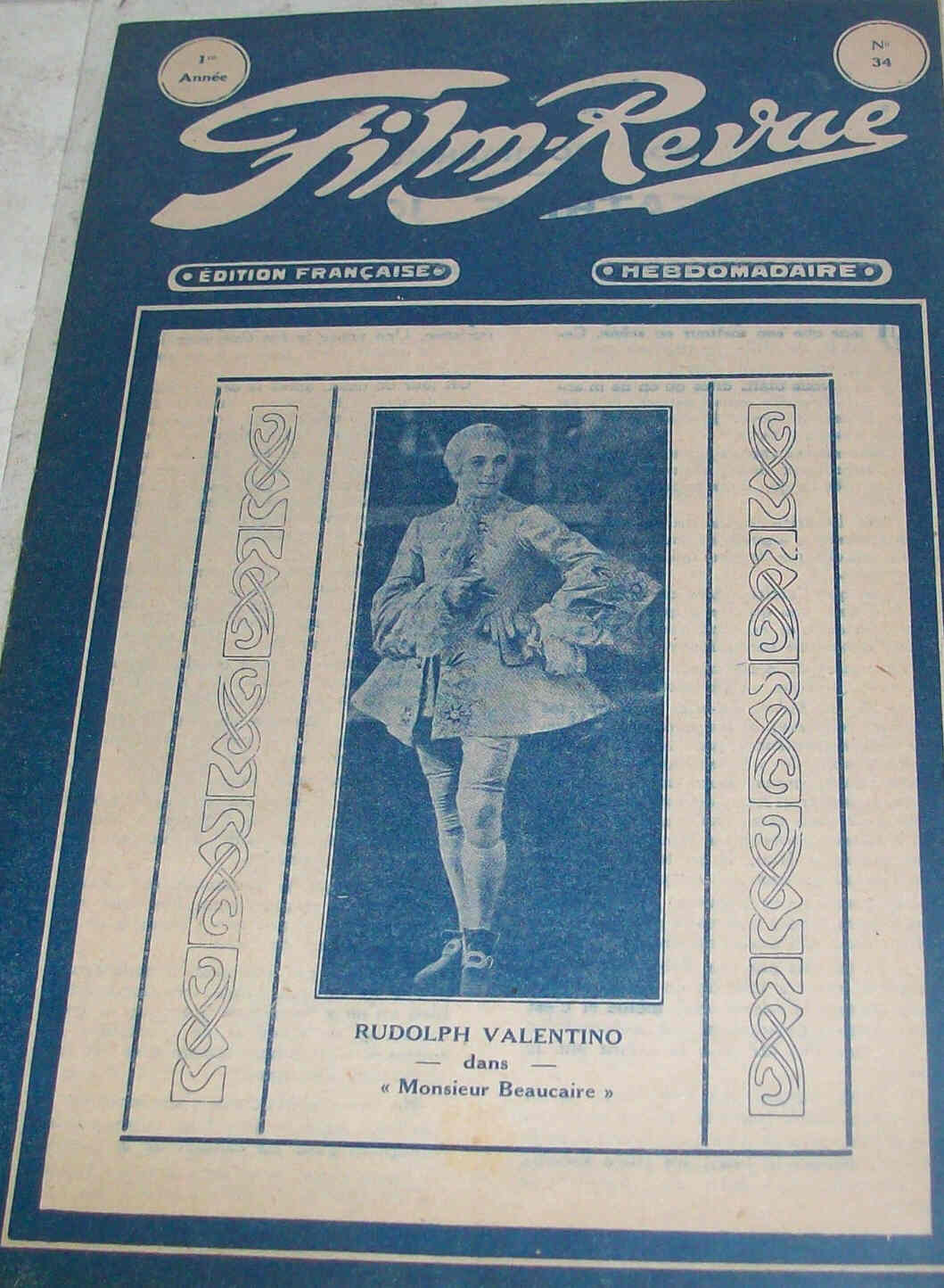 FILM-REVUE magazine side cover Issue 34  