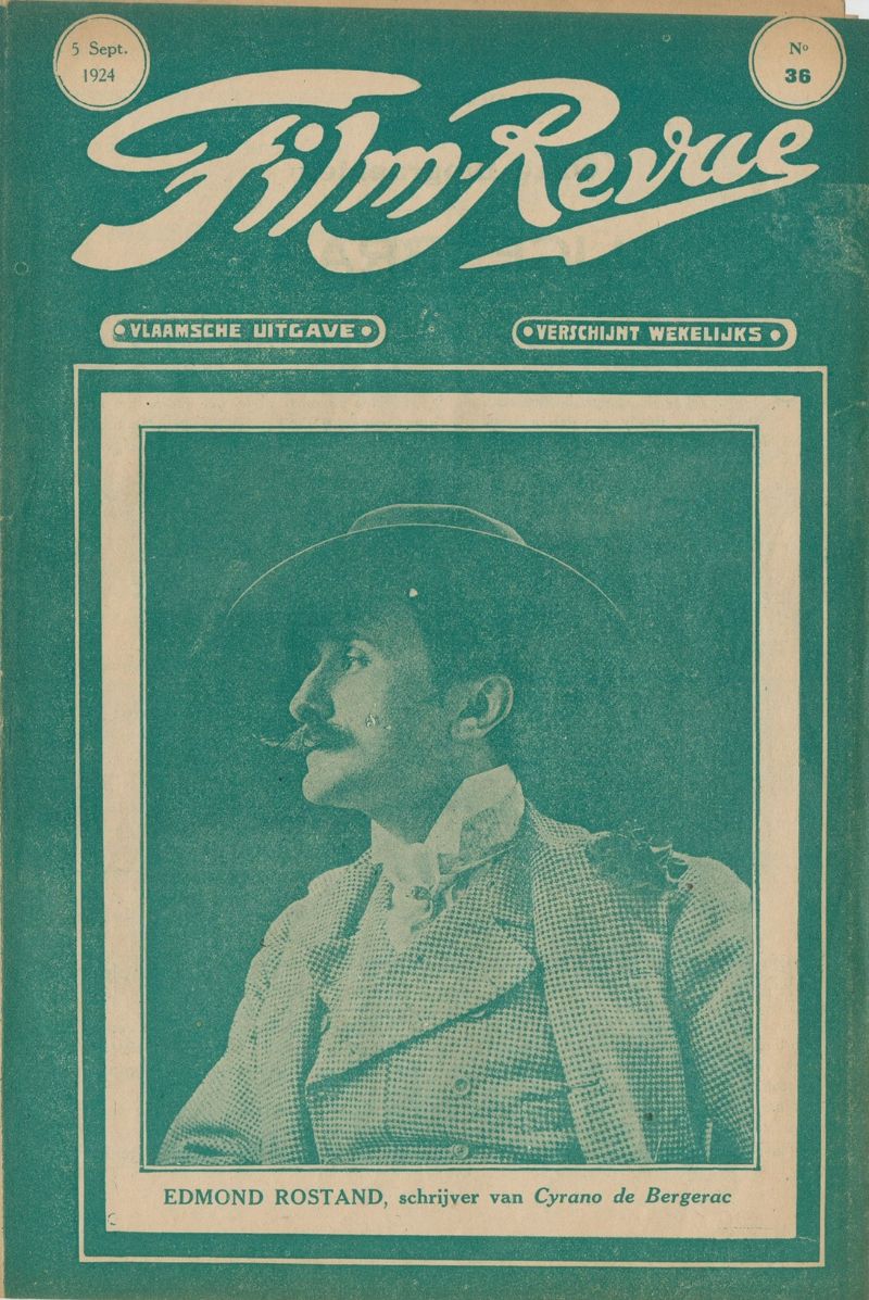 FILM REVUE (DUTCH) magazine side cover Issue 36 5 September 1924