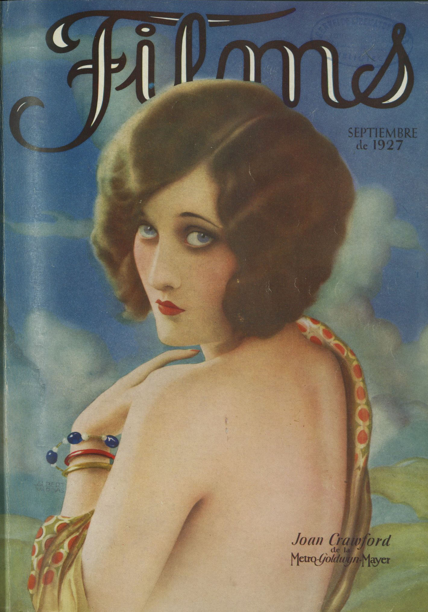 FILMS LA REVISTA DEL CINEMA magazine side cover  Vol 3 # 3  September 1927