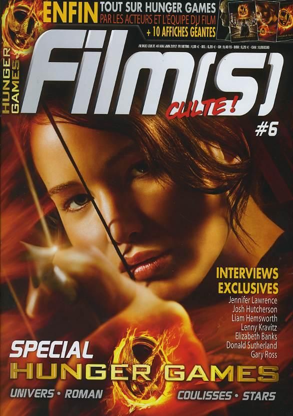 FILM(S) CULTE magazine side cover Issue 6 April/May 2012