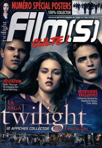 FILM(S) CULTE magazine side cover Issue 1  