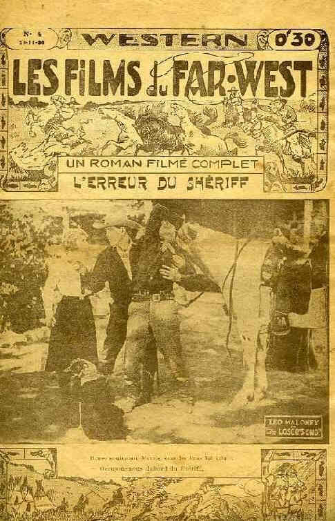 FILMS DU FAR-WEST magazine side cover Issue 4 20 November 1930