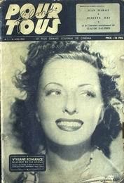 FILMS POUR TOUS magazine side cover Issue 1 16 April 1946