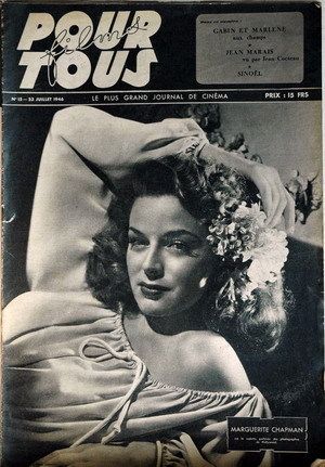 FILMS POUR TOUS magazine side cover Issue 15 23 July 1946